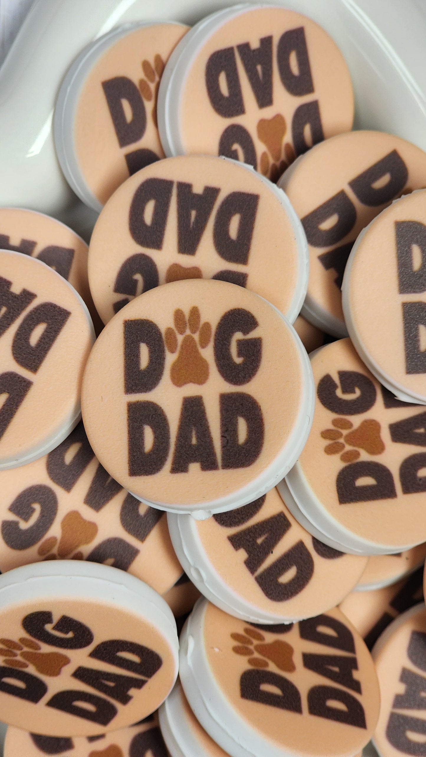 Dog Dad Silicone Focal