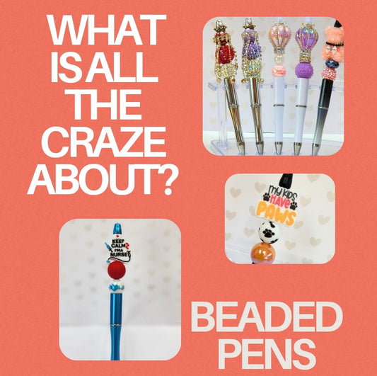Beaded pen