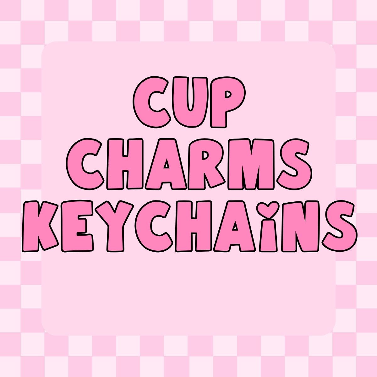 Cup Charms and Tumbler Tags