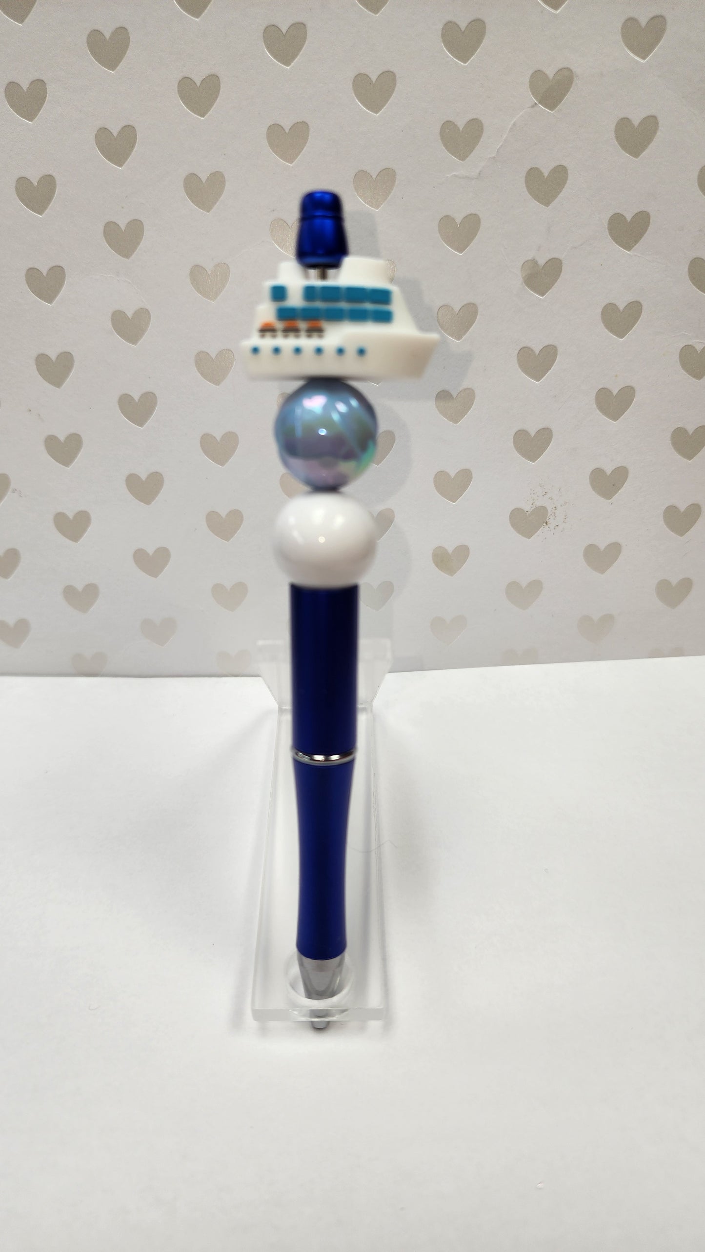 3D Cruise Ship Beaded Pen