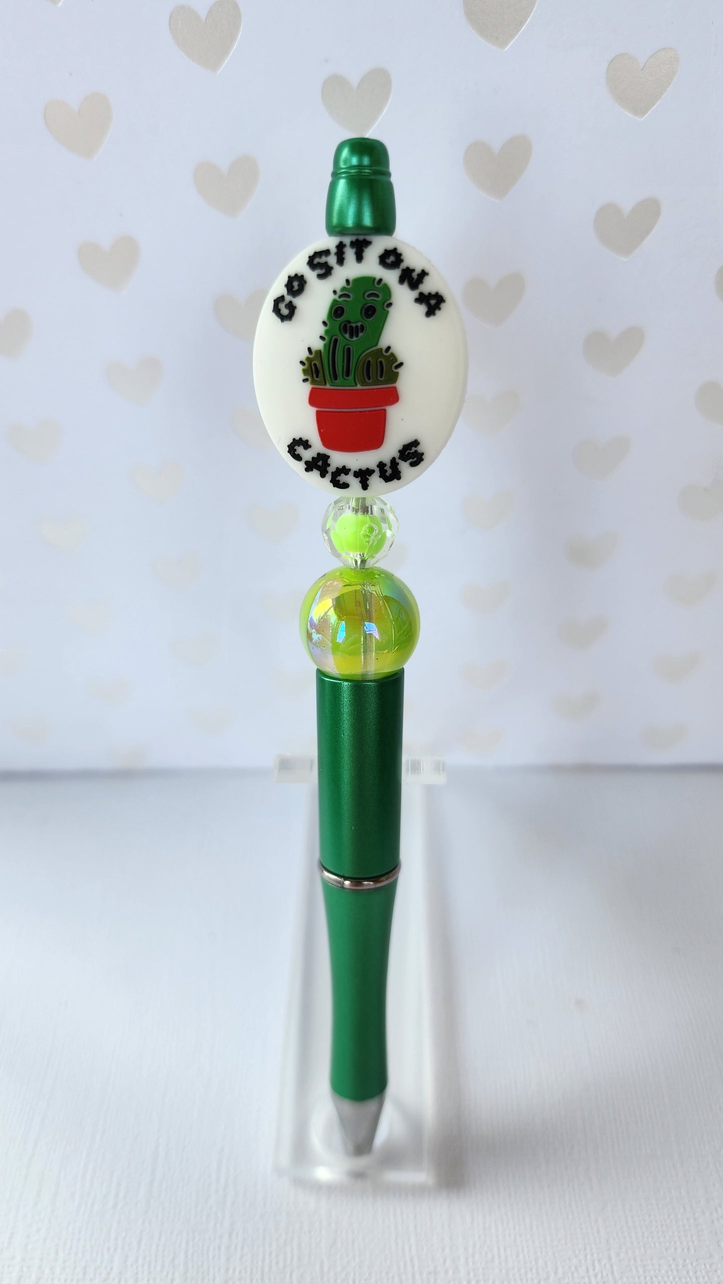 Go Sit On A Cactus Beaded Pen