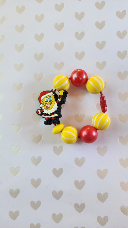 Yellow Friend Tumbler Tag Cup Charm Removeable and Reuseable