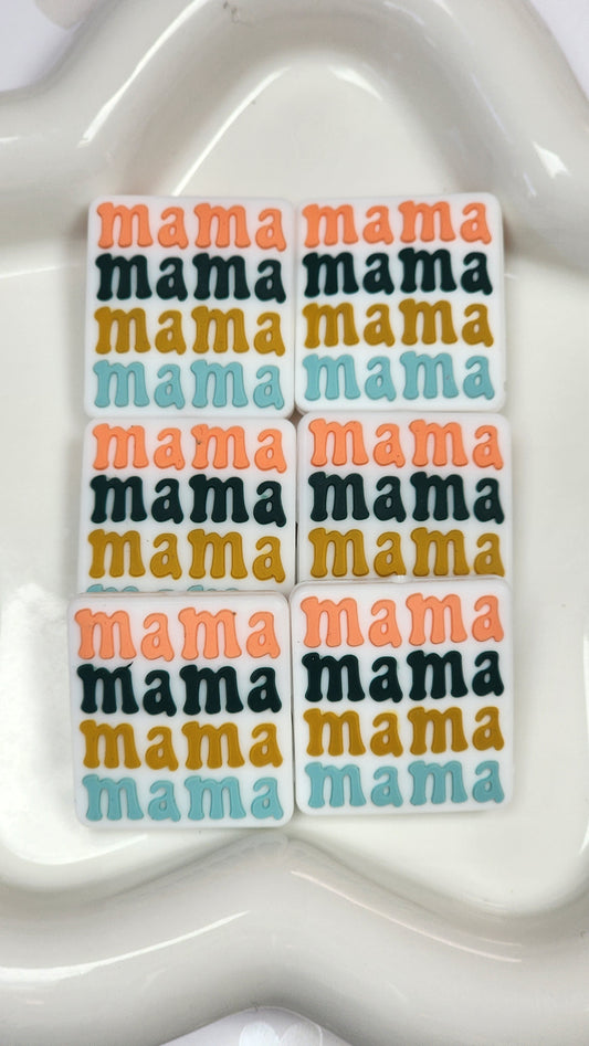 Mama Silicone Focal Bead