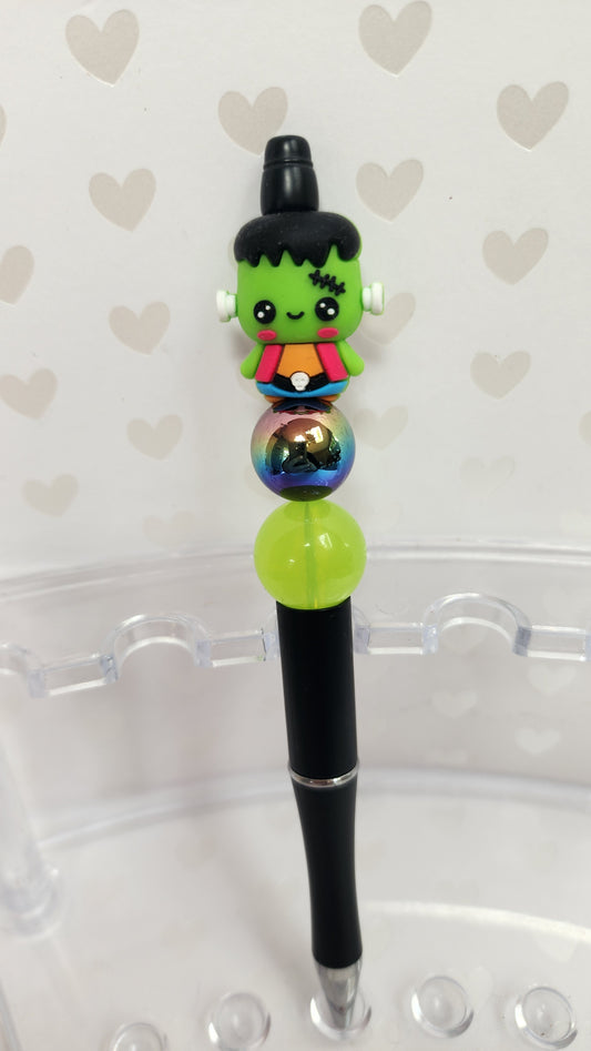 3D Frankenstein Inspired  Beaded Pen