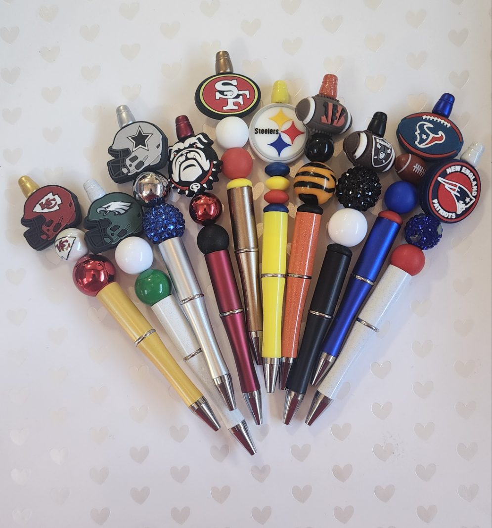 FOOTBALL TEAMS Sports Beaded Pen