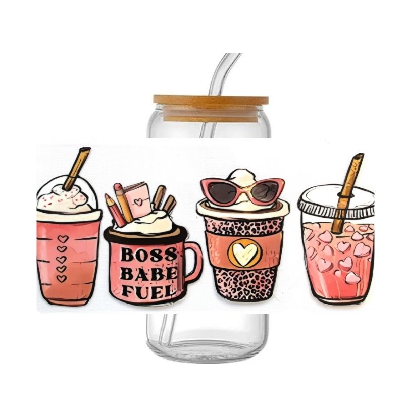 UV DTF cup wraps are a great way to add a vibrant, and durable design, which like a sticker or decal you can  transfer or adhere  onto cups and other curved surfaces. You can add them to all different surfaces like laptops. Visit Creationsafc.com for a wide variety to choose from.